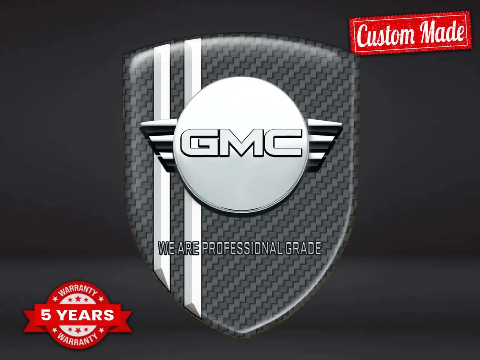 GMC Adesivi Parabrezza Personalizzati Limitati Pro Massimi